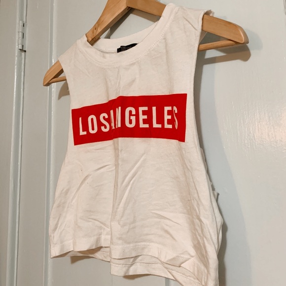 Forever 21 Women’s “Los Angeles” Crop Top - Picture 3 of 3